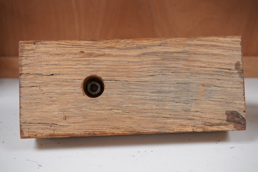 A chrome plated ‘jockey and horse’ car mascot, mounted, 18cm tall